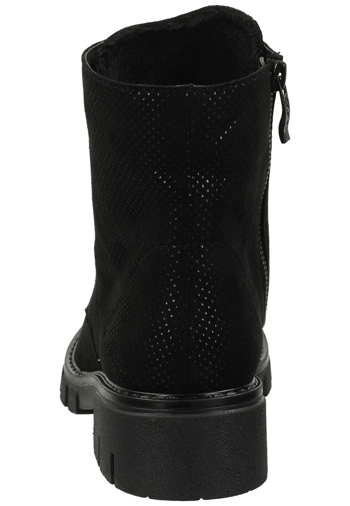 ara Stiefelette Leder Schwarz Warmfutter