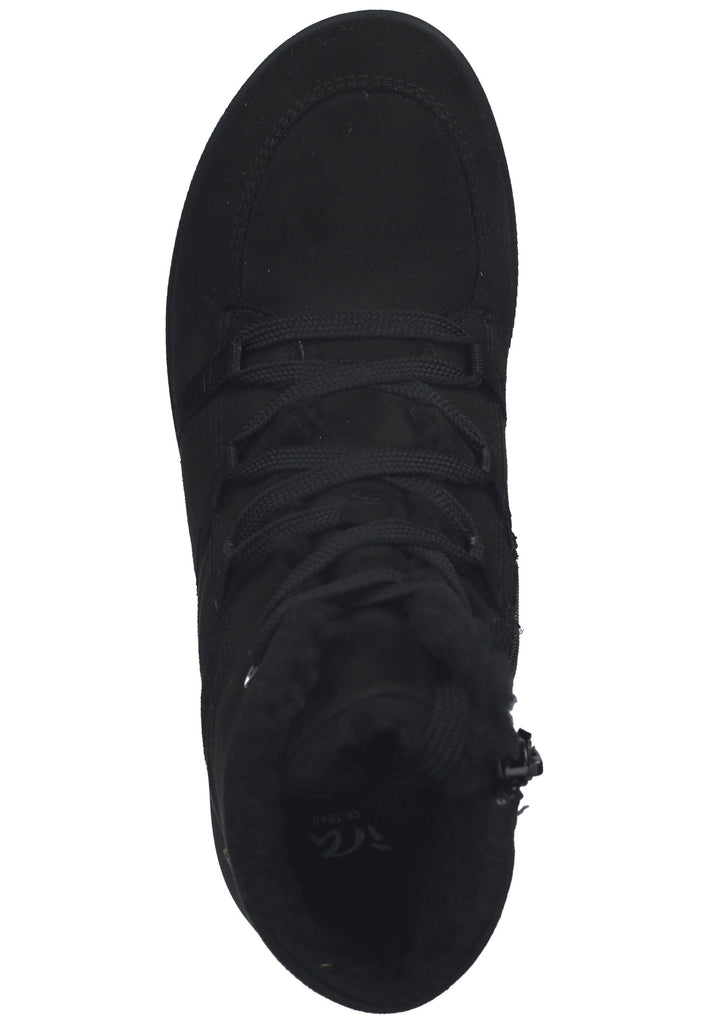 ara Stiefelette Leder Schwarz Warmfutter