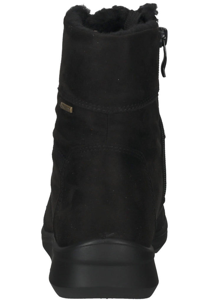 ara Stiefelette Leder Schwarz Warmfutter