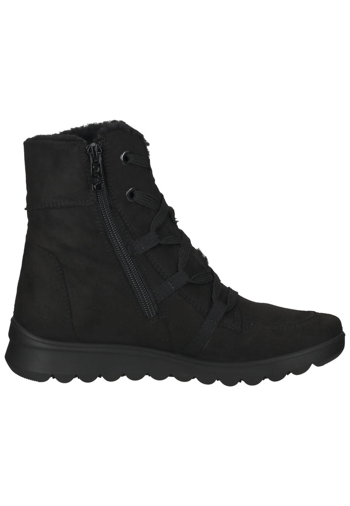 ara Stiefelette Leder Schwarz Warmfutter