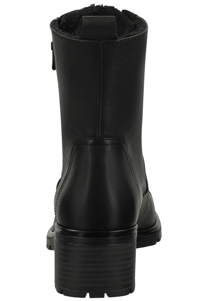 ara Stiefelette Leder Schwarz Warmfutter