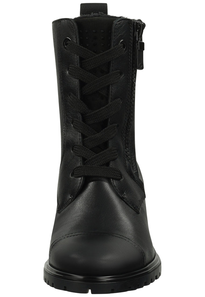ara Stiefelette Leder Schwarz Warmfutter