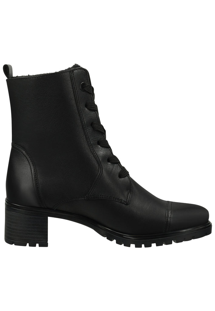 ara Stiefelette Leder Schwarz Warmfutter