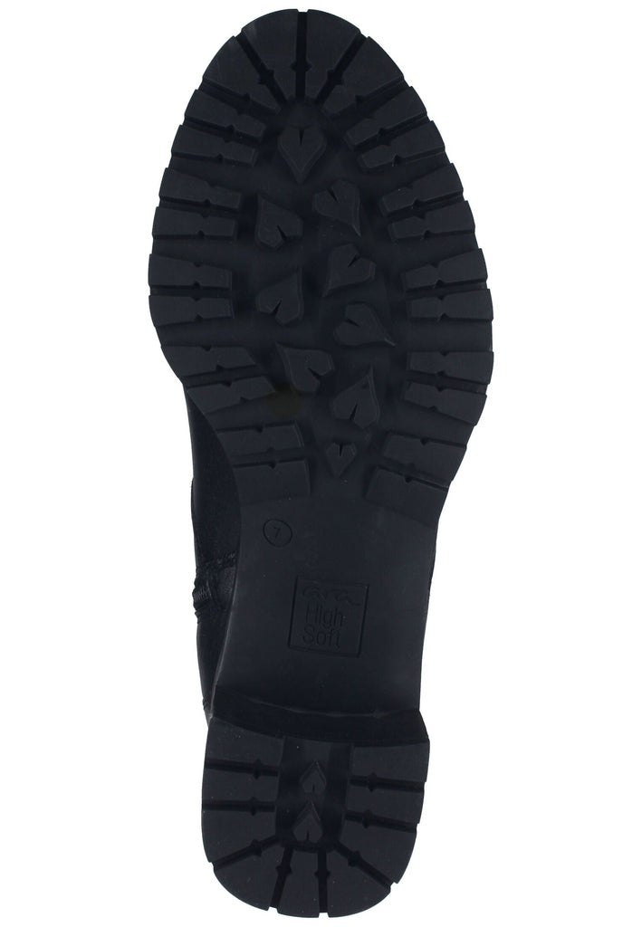 ara Stiefelette Leder Schwarz Warmfutter