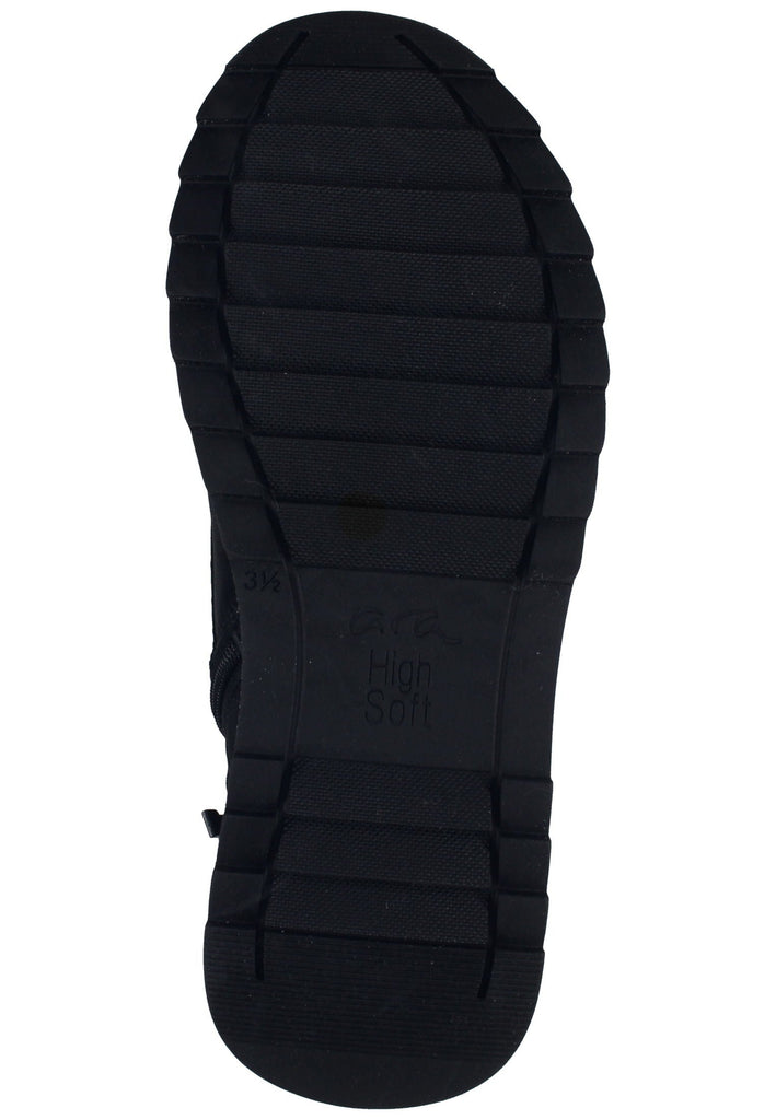 ara Stiefelette Leder Schwarz Warmfutter