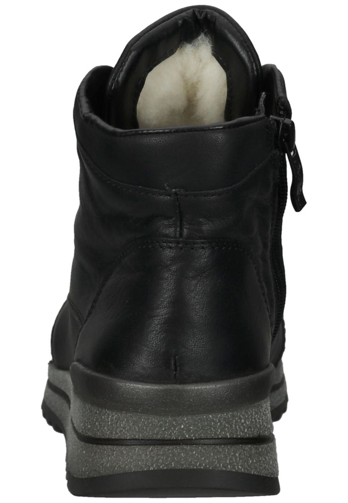 ara Stiefelette Leder Schwarz Warmfutter