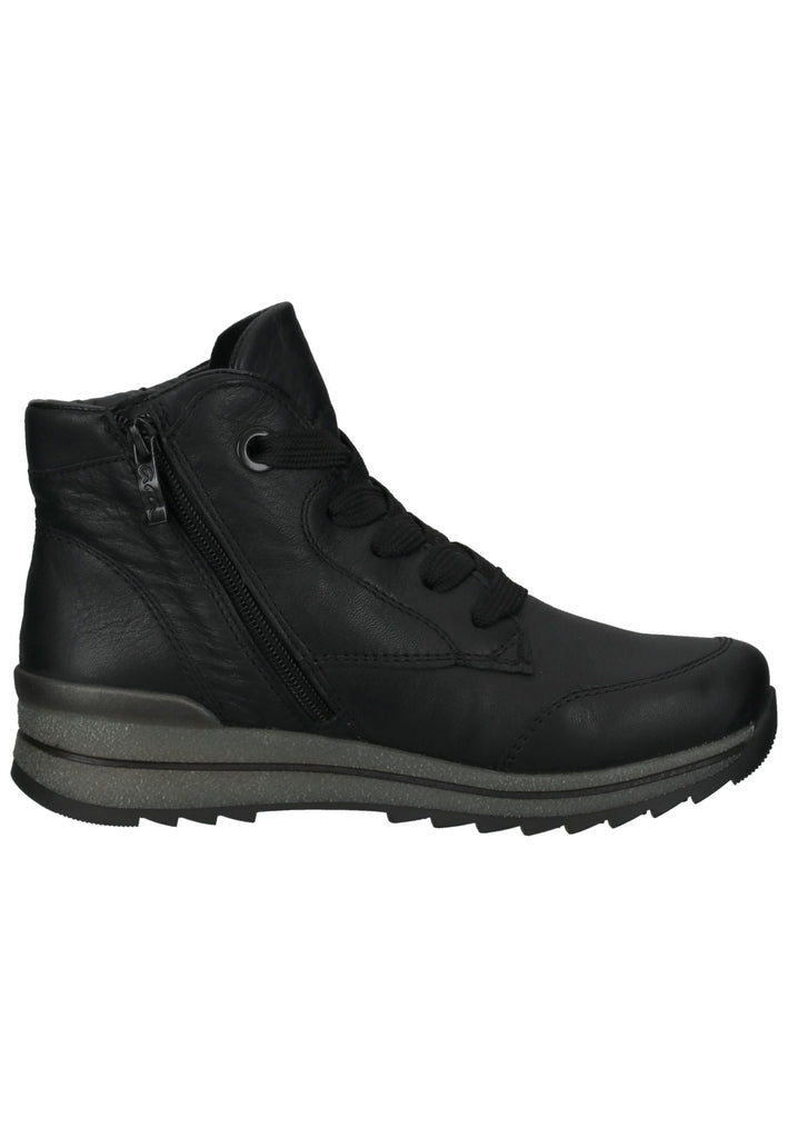 ara Stiefelette Leder Schwarz Warmfutter