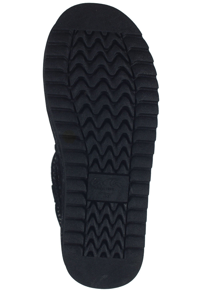 ara Stiefelette Leder Schwarz Warmfutter