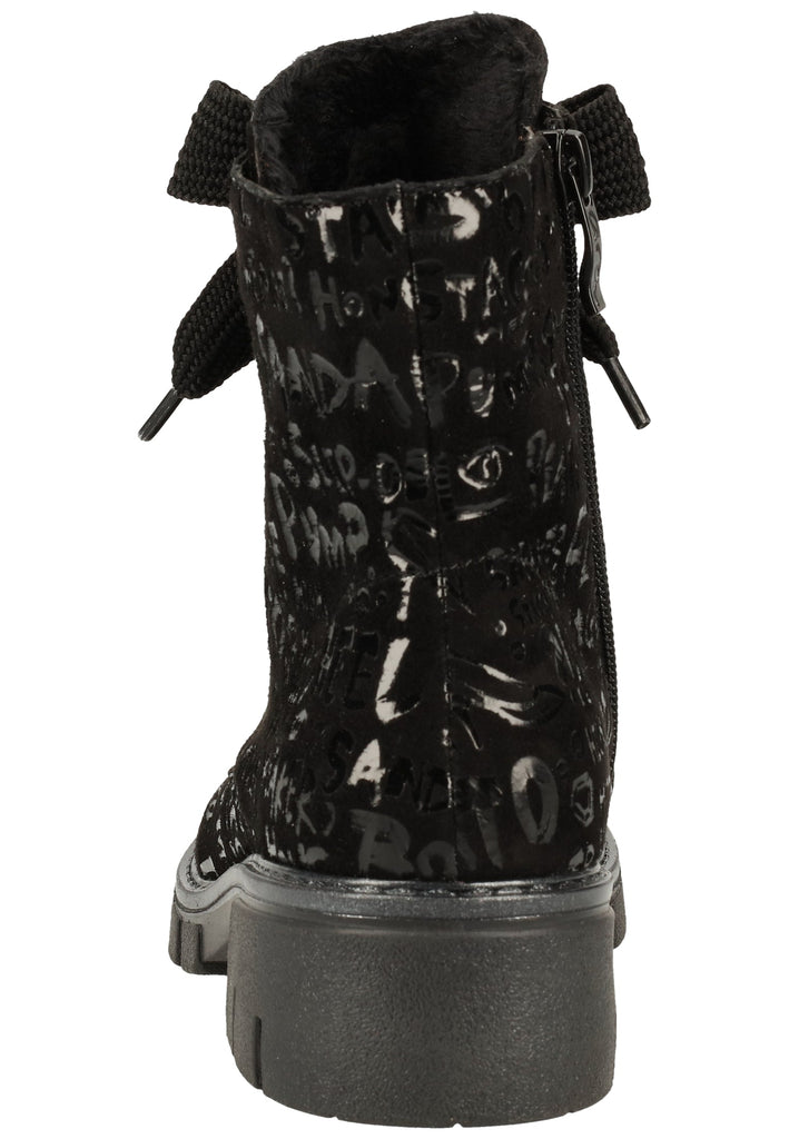ara Stiefelette Leder Schwarz Warmfutter