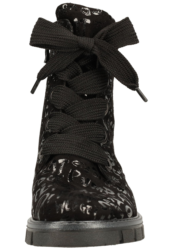 ara Stiefelette Leder Schwarz Warmfutter