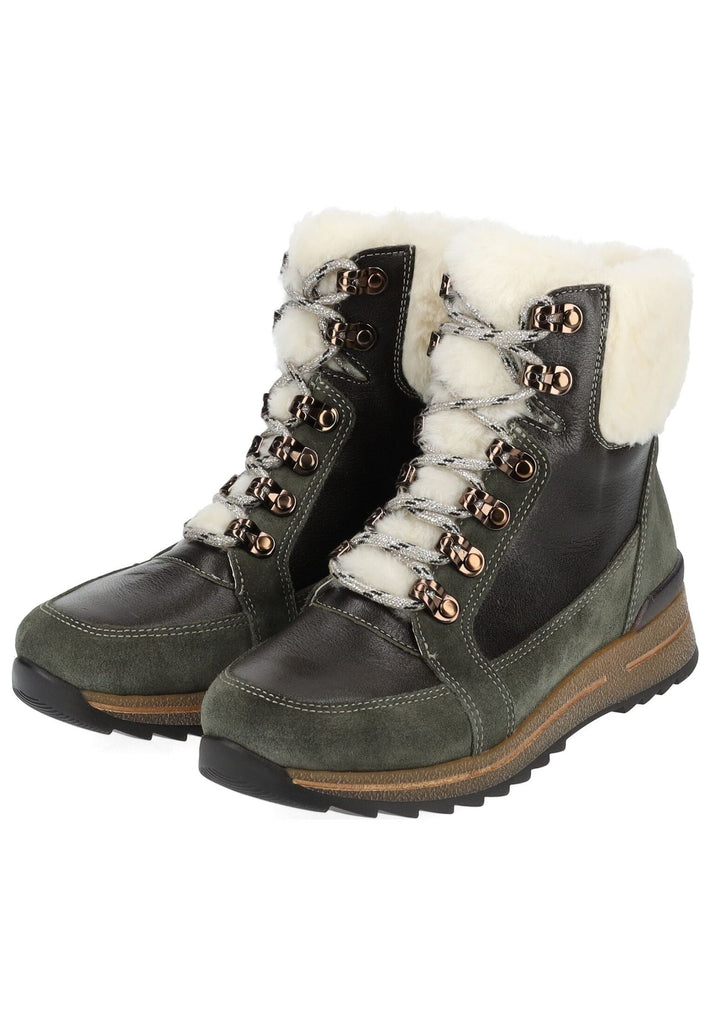 ara Stiefelette Leder/Synthetik Forest Warmfutter