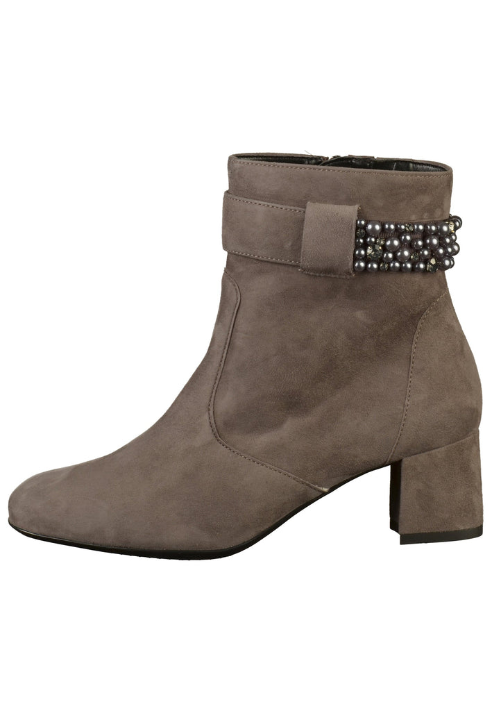 ara Stiefelette Leder Taupe