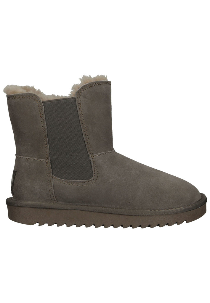 ara Stiefelette Leder Taupe Warmfutter