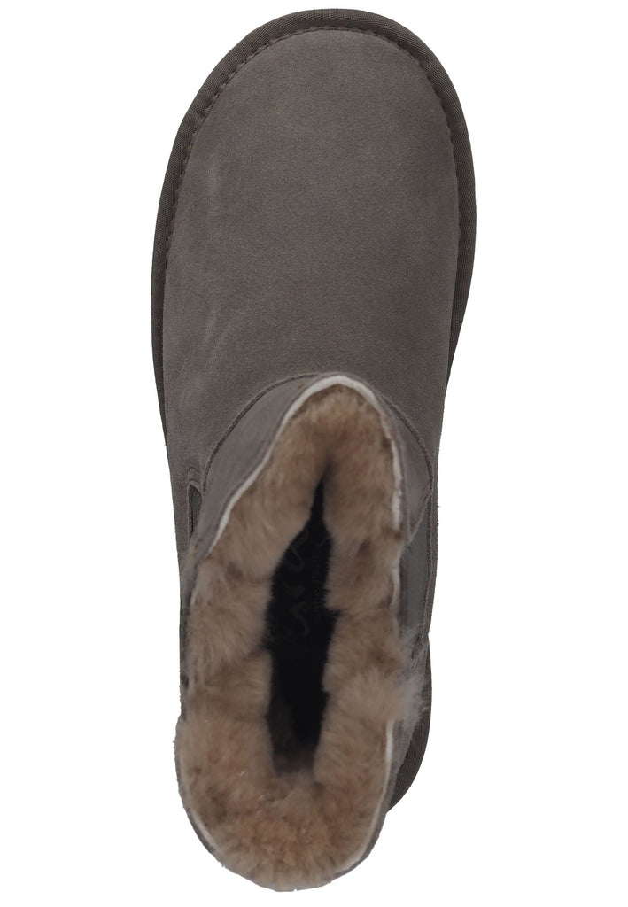 ara Stiefelette Leder Taupe Warmfutter