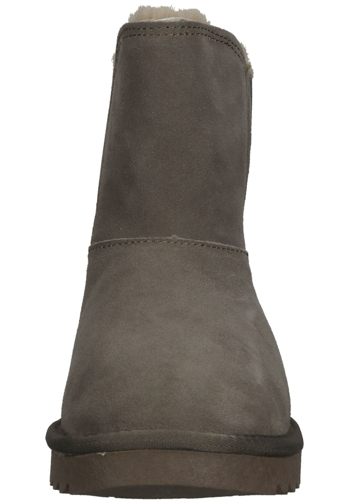ara Stiefelette Leder Taupe Warmfutter