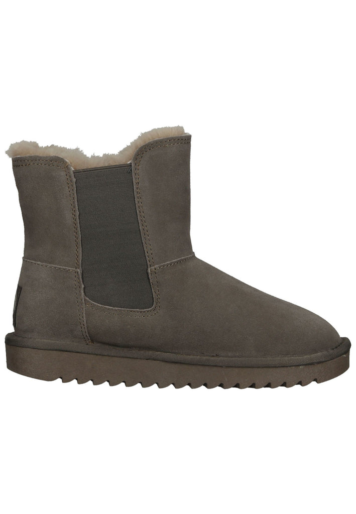ara Stiefelette Leder Taupe Warmfutter