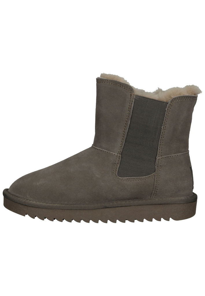 ara Stiefelette Leder Taupe Warmfutter