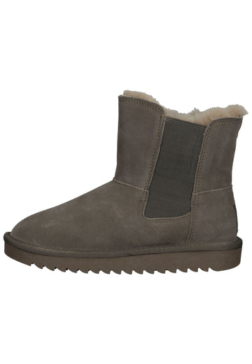 ara Stiefelette Leder Taupe Warmfutter