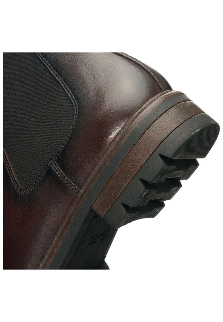 ara Stiefelette Leder/Textil Cacao