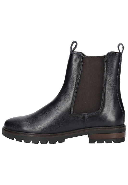 ara Stiefelette Leder/Textil Dunkelblau