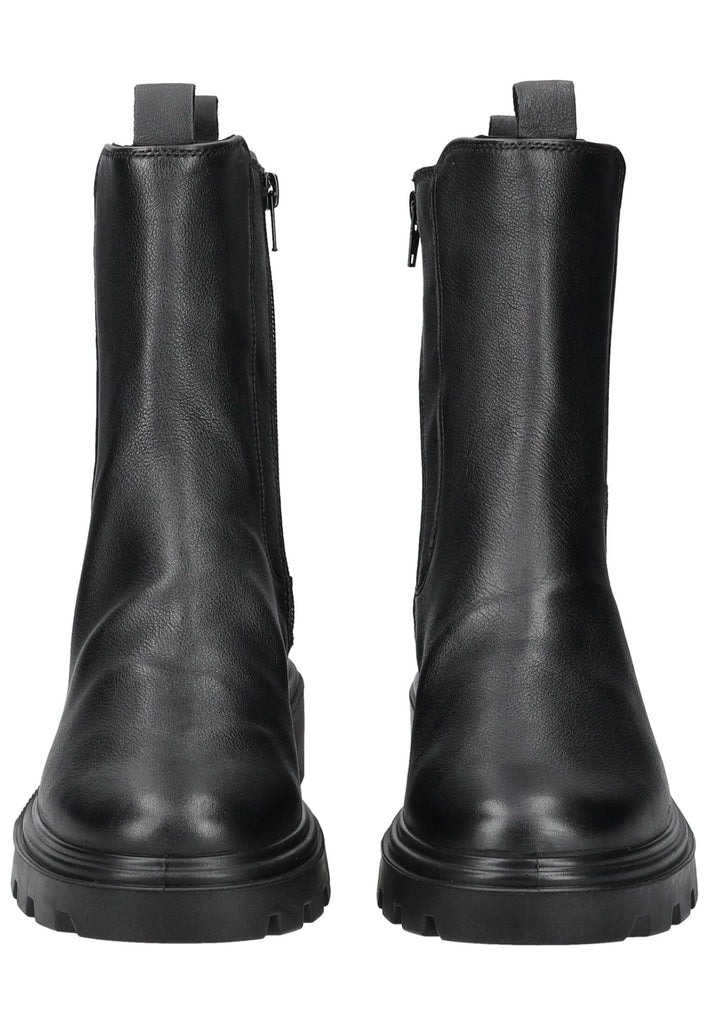 ara Stiefelette Leder/Textil Schwarz