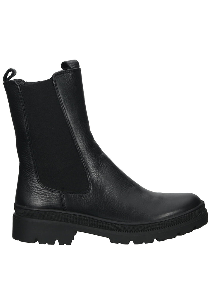 ara Stiefelette Leder/Textil Schwarz