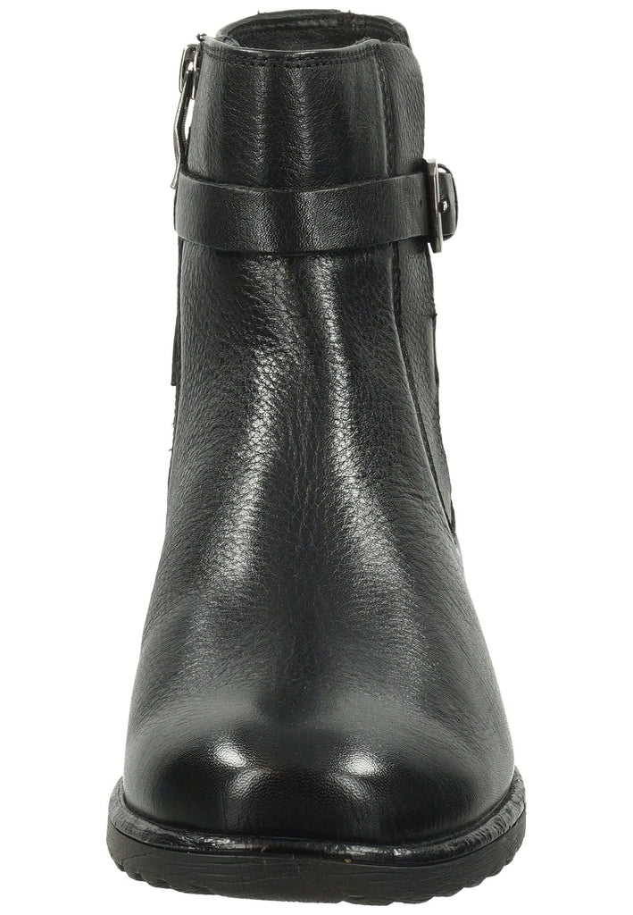 ara Stiefelette Leder/Textil Schwarz