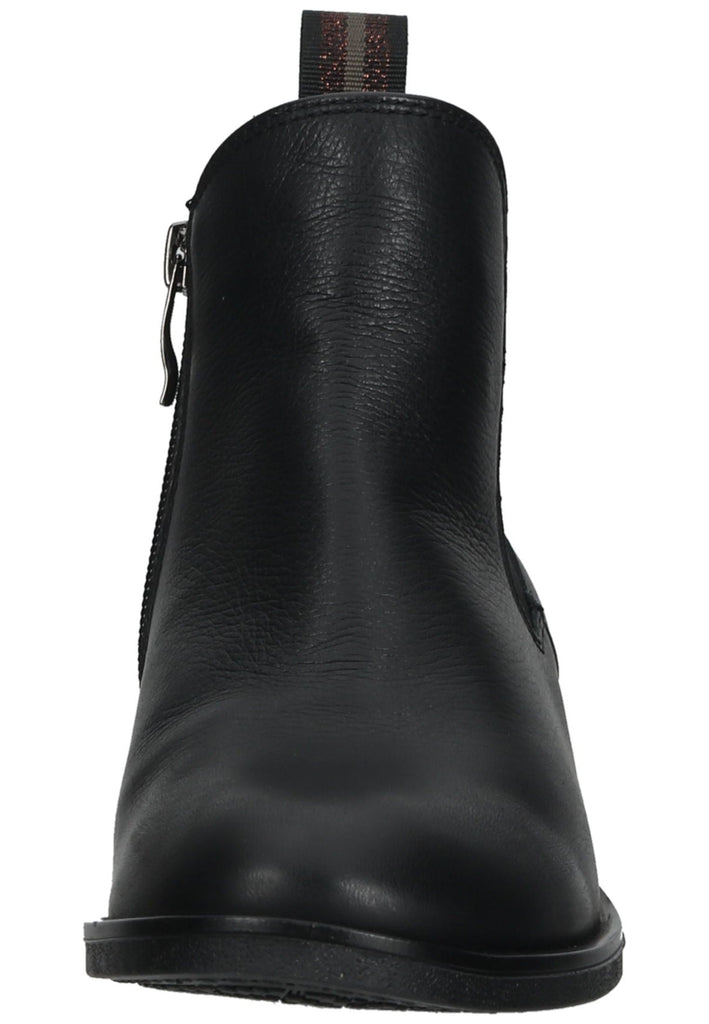 ara Stiefelette Leder/Textil Schwarz