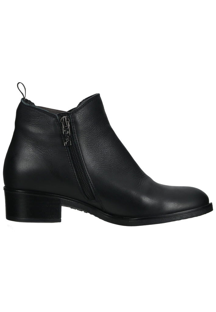 ara Stiefelette Leder/Textil Schwarz