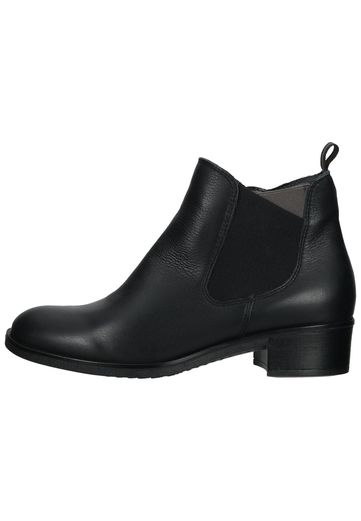 ara Stiefelette Leder/Textil Schwarz