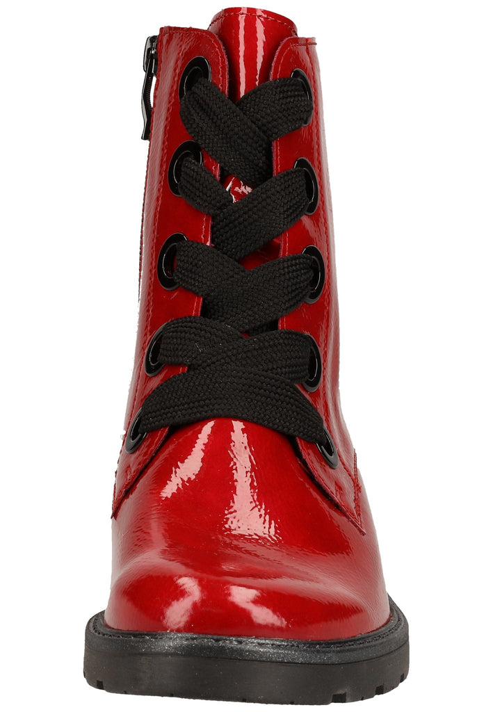 ara Stiefelette Lederimitat Rot