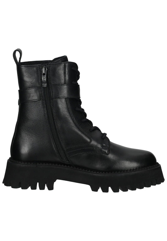 ara Stiefelette Lederimitat Schwarz