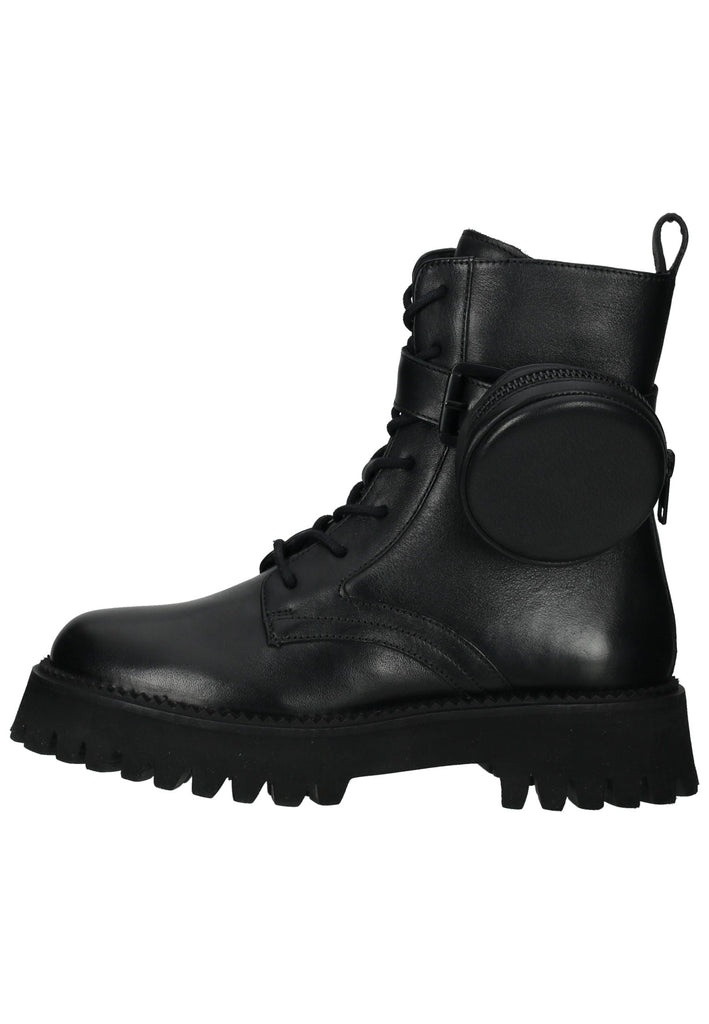 ara Stiefelette Lederimitat Schwarz