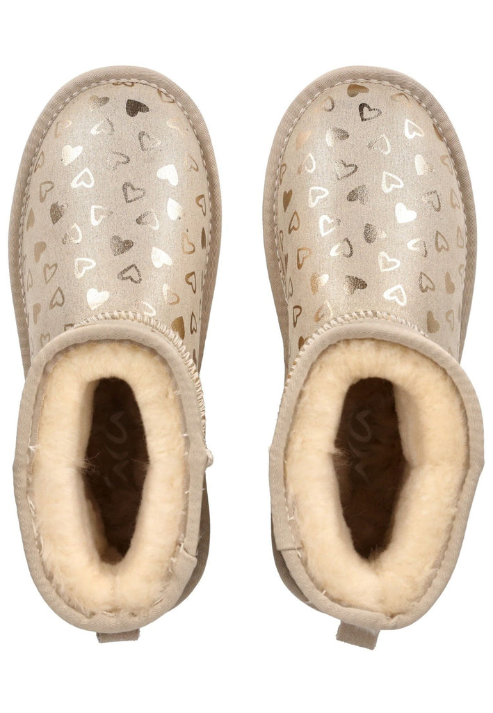 ara Stiefelette Lederimitat Shell Warmfutter