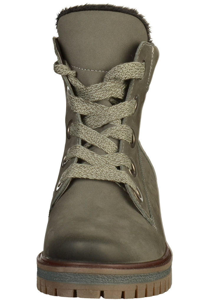 ara Stiefelette Nubukleder Grau