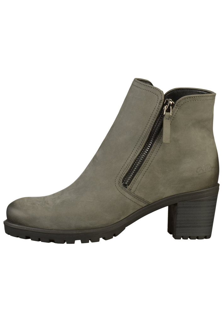 ara Stiefelette Nubukleder Grau
