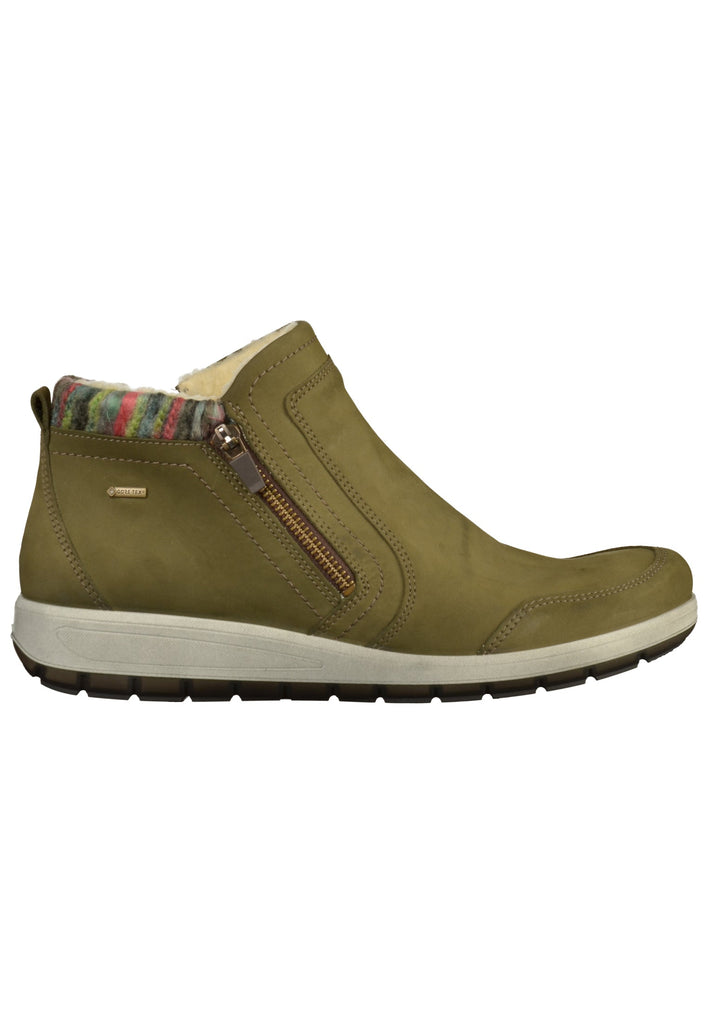 ara Stiefelette Nubukleder Oliv