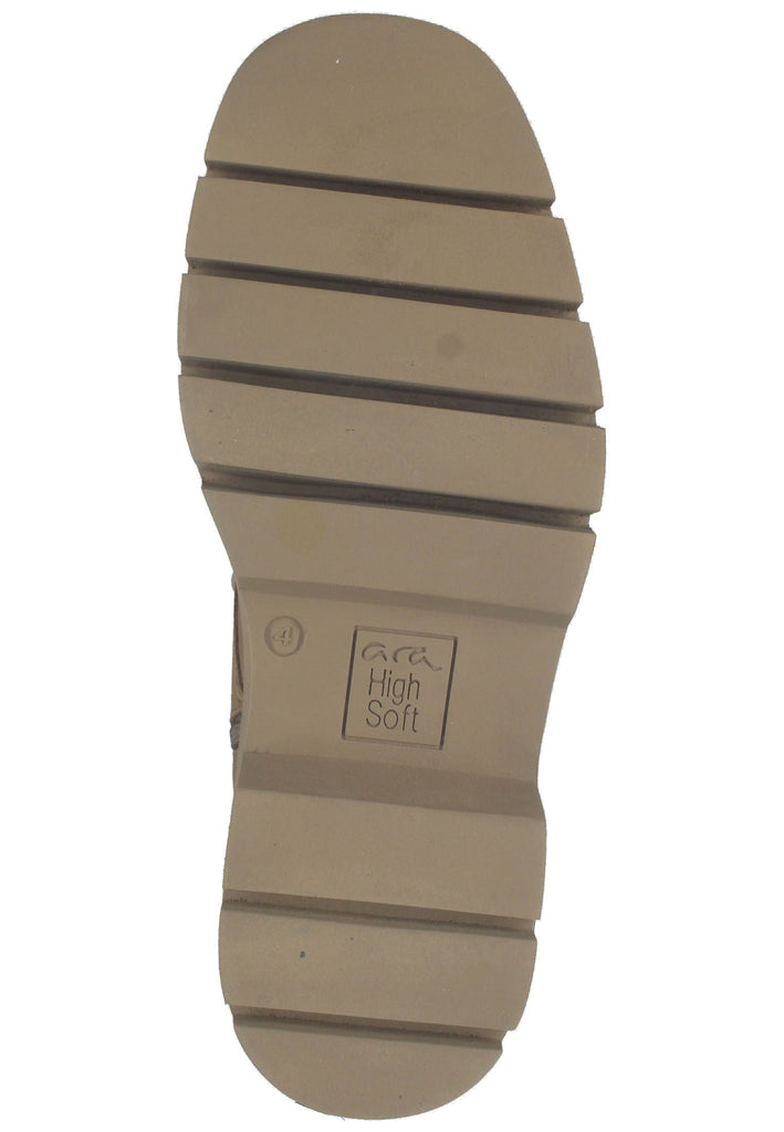 ara Stiefelette Nubukleder Taupe