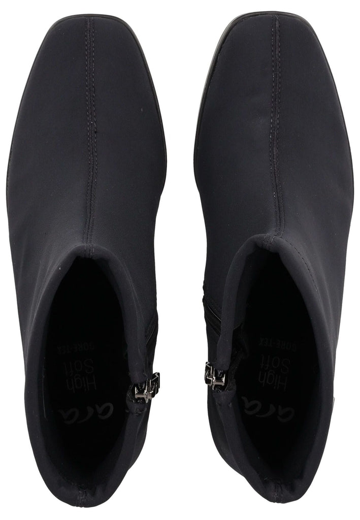 ara Stiefelette Textil Schwarz