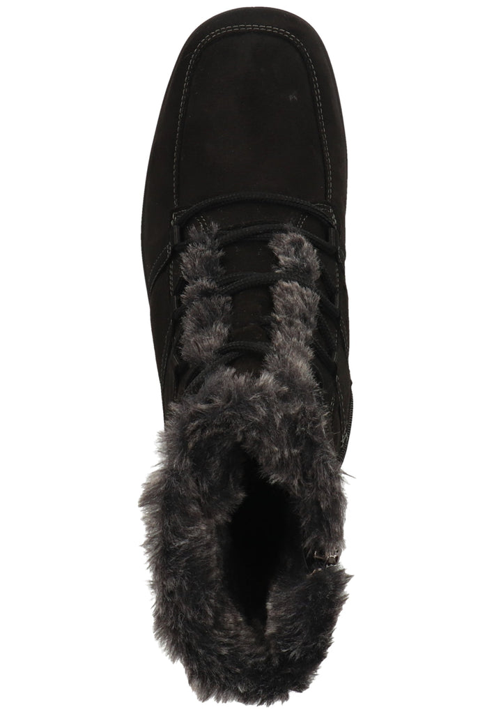 ara Stiefelette Textil Schwarz/Grau Warmfutter