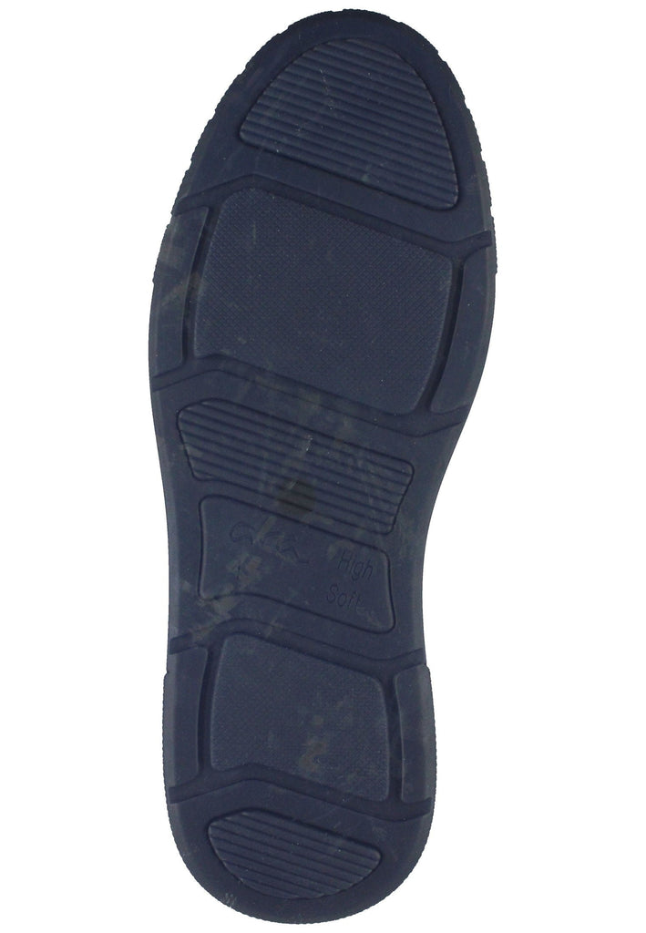 ara Stiefelette Veloursleder Blau/Grau