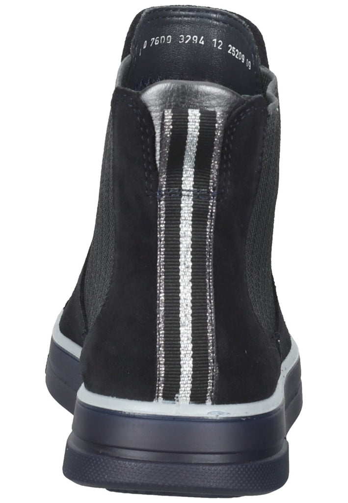 ara Stiefelette Veloursleder Blau/Grau