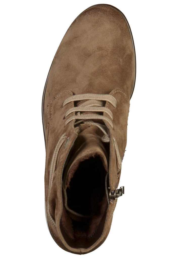 ara Stiefelette Veloursleder Braun