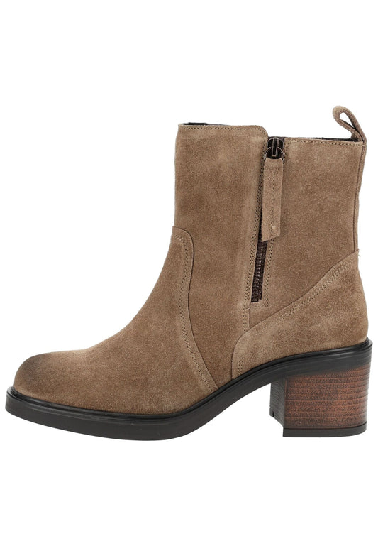 ara Stiefelette Veloursleder Braun