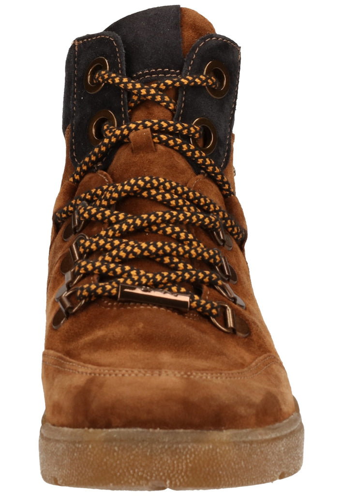 ara Stiefelette Veloursleder Braun Warmfutter