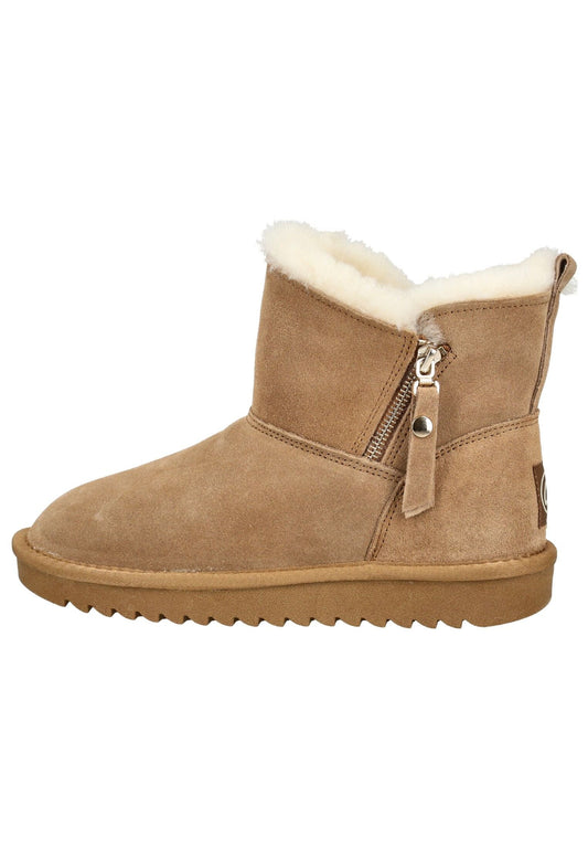 ara Stiefelette Veloursleder Braun Warmfutter