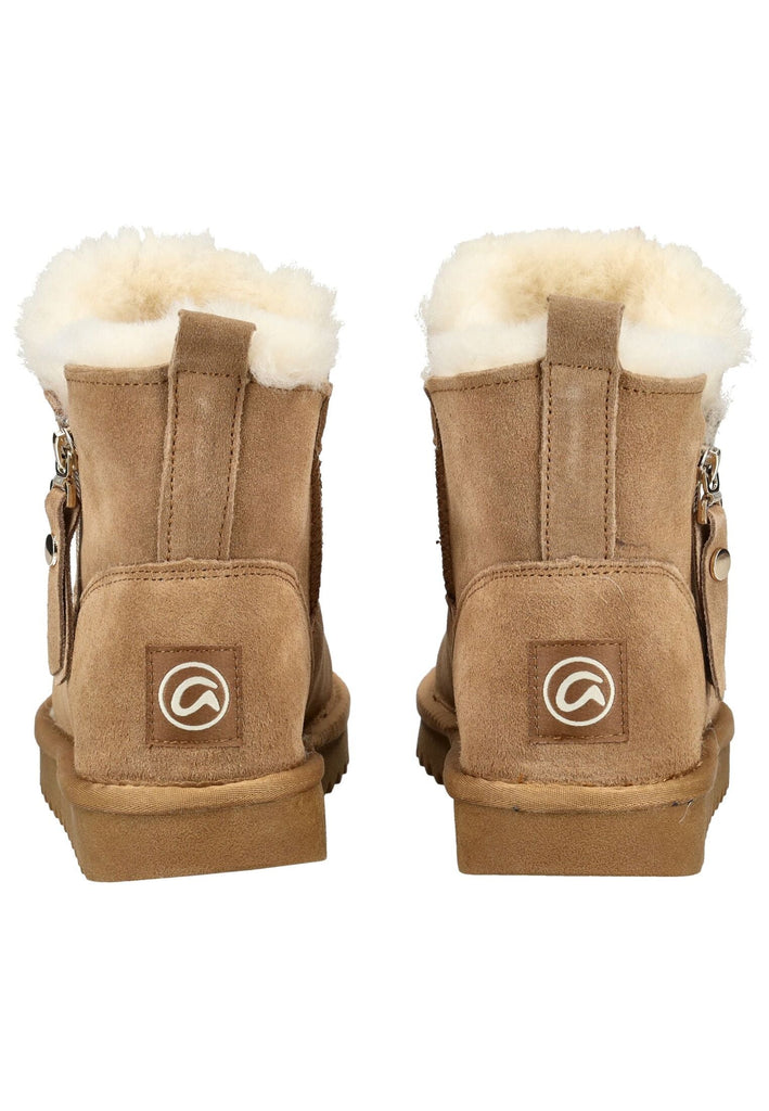 ara Stiefelette Veloursleder Braun Warmfutter