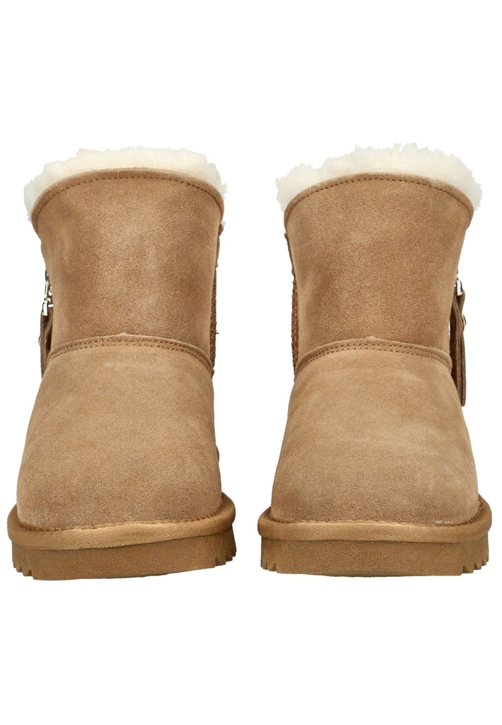 ara Stiefelette Veloursleder Braun Warmfutter