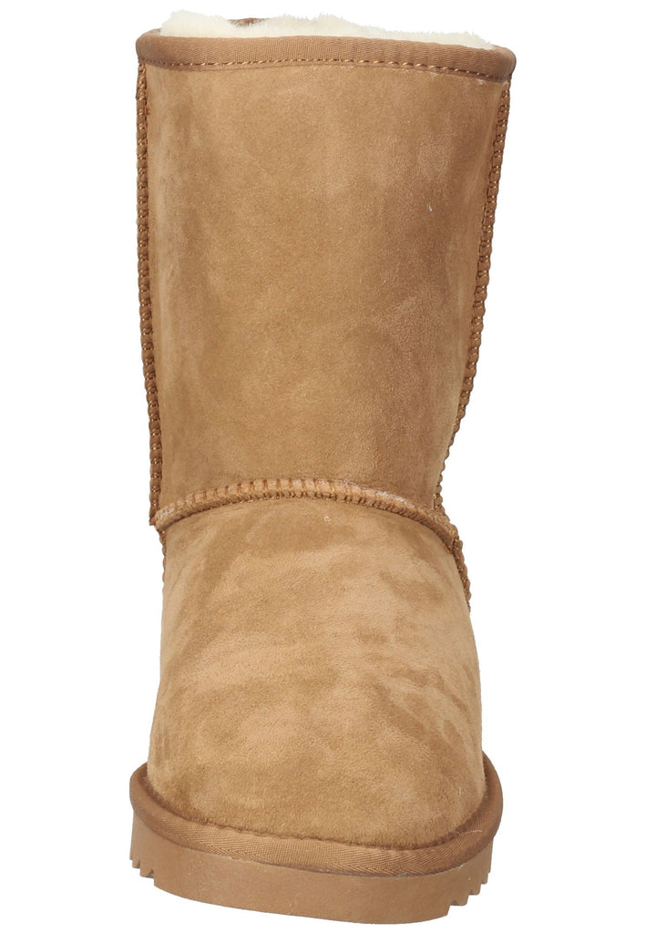 ara Stiefelette Veloursleder Cognac Warmfutter