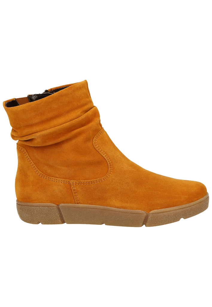 ara Stiefelette Veloursleder Curry
